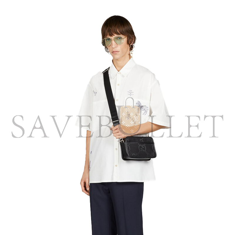 GUCCI JUMBO GG MIN SHOULDER BAG 696075 (22.5*14*7cm)
